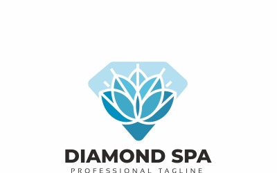 Diamond Spa Logo šablona