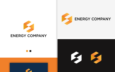 Energetická společnost Logo šablona