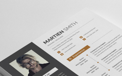 Martien Smith Word Resume Template