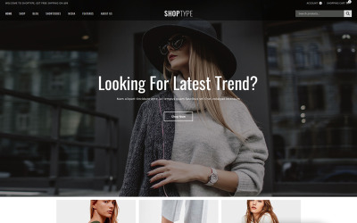 Modello WooCommerce Responsive #88778 "ShopType - Fashion Store"
