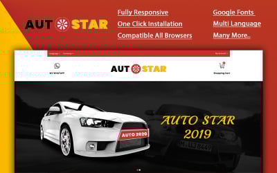 Autostar -Carparts Store Шаблон OpenCart