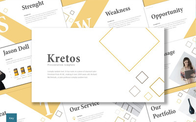 Kretos - šablona Keynote