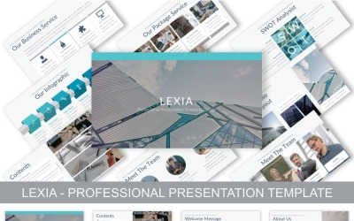 Lexia Professional PowerPoint sablon