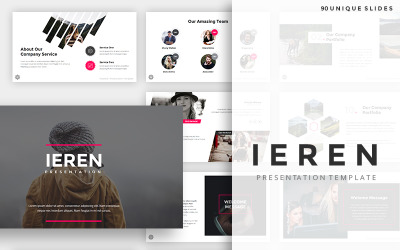 Modello PowerPoint creativo di Ieren