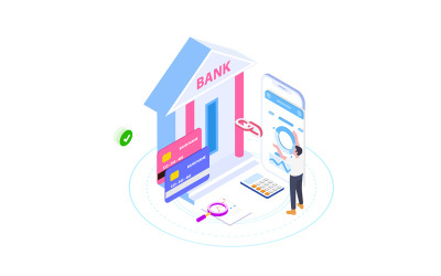 Connect with bank 4 - Illustration