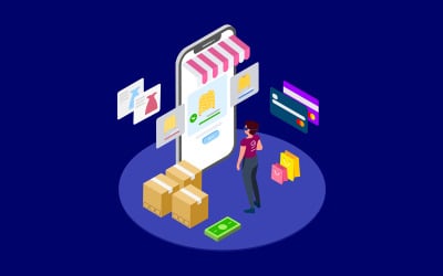 Find Information of Products with VR Isometric 1 - T2 - Illustration