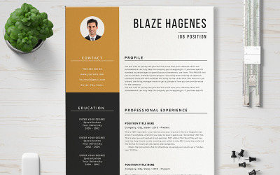 Šablona životopisu Blaze Hagenes