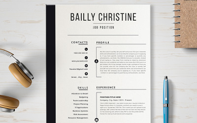 Szablon CV Bally