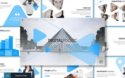 Digital Pocket - шаблон Keynote