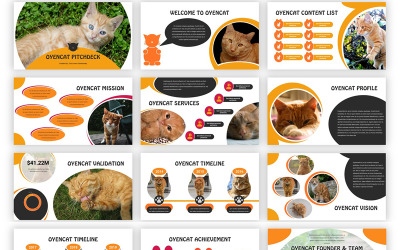 Oyencat - Kreative Katze Google Slides