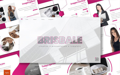 Brisbale PowerPoint-mall