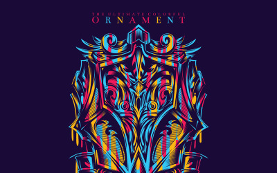 Colorful Ornament - T-shirt Design
