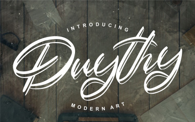 Duythy | Modern Art Font