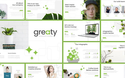 Greaty - szablon Keynote