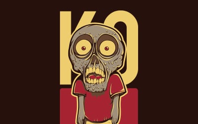 Little Zombie - T-shirt Design