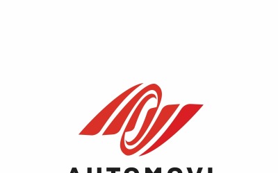 Modèle de logo de rotation des ailes Automovi