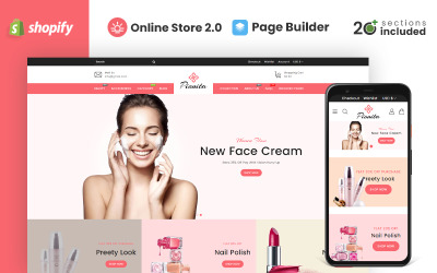 Pionita Cosmetics Store Shopify Teması