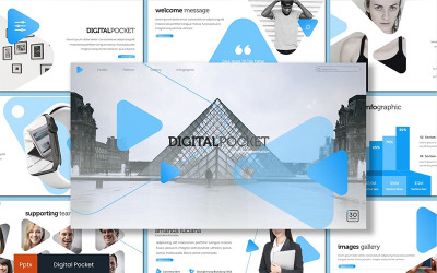 Szablon Digital Pocket PowerPoint
