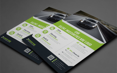 Green Color Creativity Branding Flyer - Corporate Identity Template