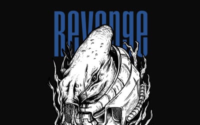 Revenge Alien - T-shirt Design
