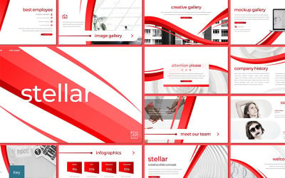 Stellar - Keynote template