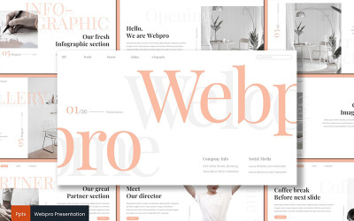 Webpro PowerPoint šablona