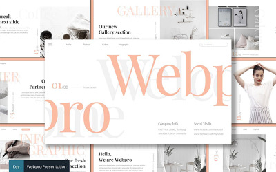 Webpro - шаблон Keynote