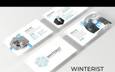Winterist - Keynote şablonu