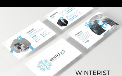 Winterist - szablon Keynote