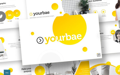 Yourbae - szablon Keynote