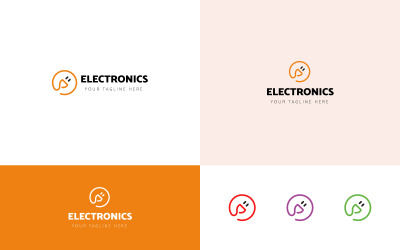Logo šablony elektroniky