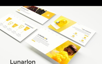Lunarlon PowerPoint-Vorlage
