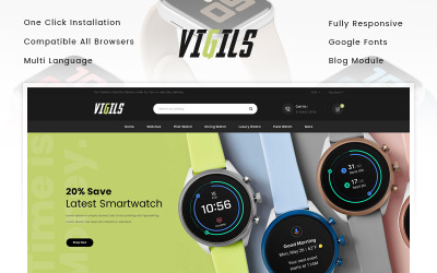 Mahnwachen - Smart Watch Store PrestaShop Theme