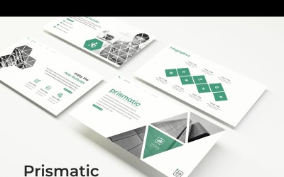 Modèle PowerPoint prismatique
