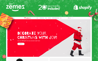 Responsivt Christmas Gifts Store Shopify-tema #89307