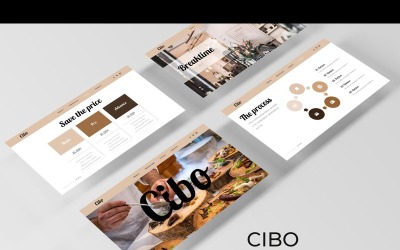 Cibo - Modèle Keynote