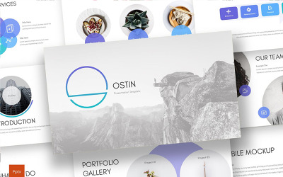 Ostin PowerPoint sablon