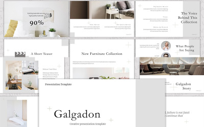 Prémium Galgadon PowerPoint sablon 89426