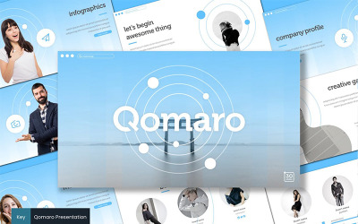 Qomaro - шаблон Keynote