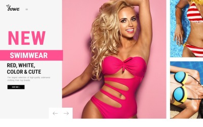 Reszponzív Bowitus - Lingerie Shop Website Magento sablon 89401