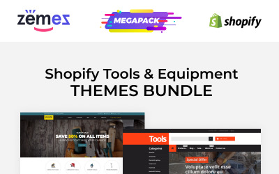Shopify motiv "Tools Store Templates Bundle" #89486