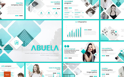 Abuela PowerPoint sablon