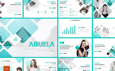 Abuela PowerPoint template