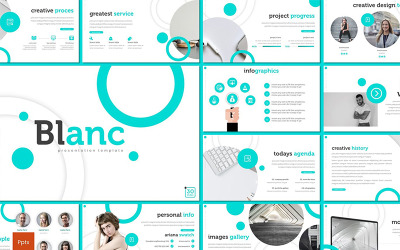 Blanc PowerPoint template