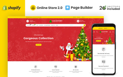 Callisters Gift Store Shopify Teması