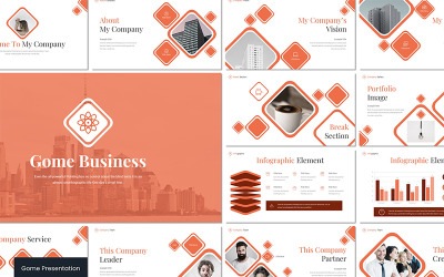 me Business PowerPoint template
