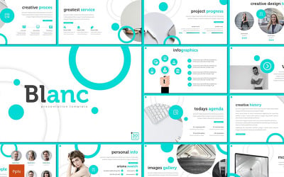 Modello PowerPoint bianco