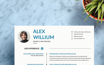 Alex Willium v03 Resume Template