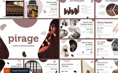 Pirage PowerPoint sablon
