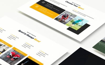 Plantilla deportiva de PowerPoint